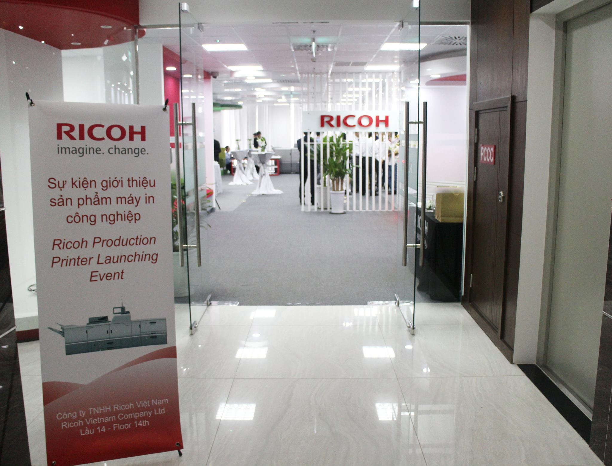 Thank-you letter from RICOH VIETNAM
